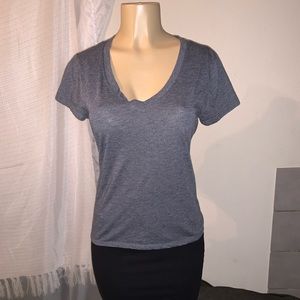 Royality Women’s V-Neck Gray Shortsleeved T-Shirt